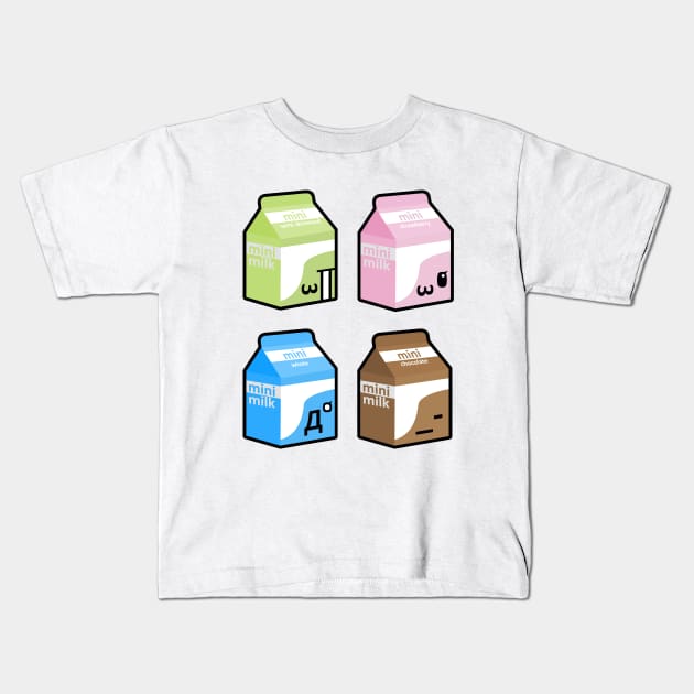 Mini-Milk Kids T-Shirt by timbo
